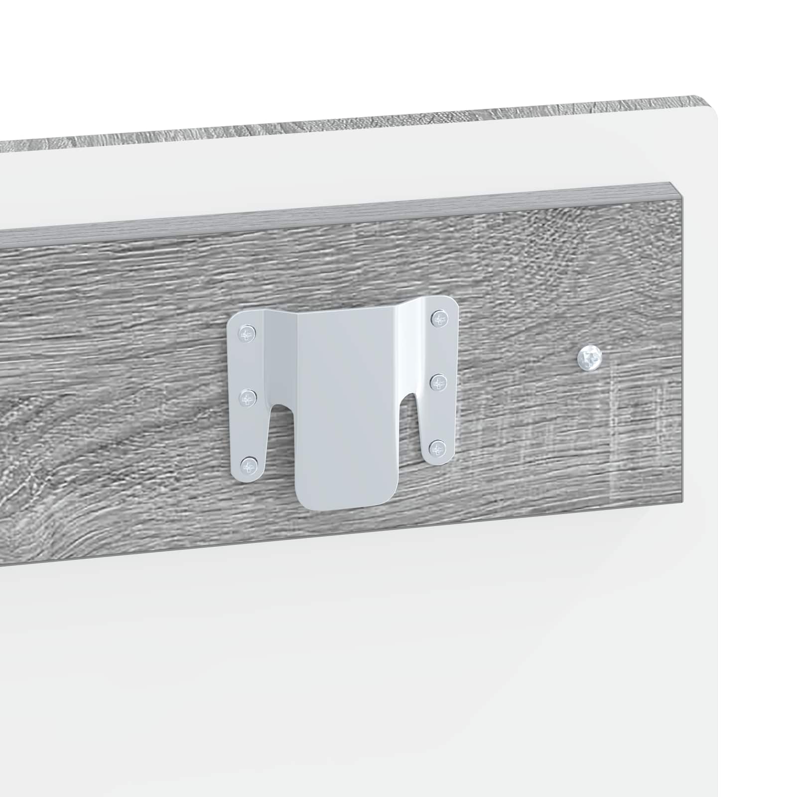 vidaXL Wall-Mounted Headboard BREDA Grey Sonoma Engineered Wood 6
