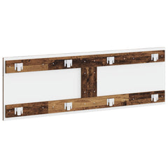 vidaXL Wall-Mounted Headboard BREDA Old Wood Engineered Wood 5