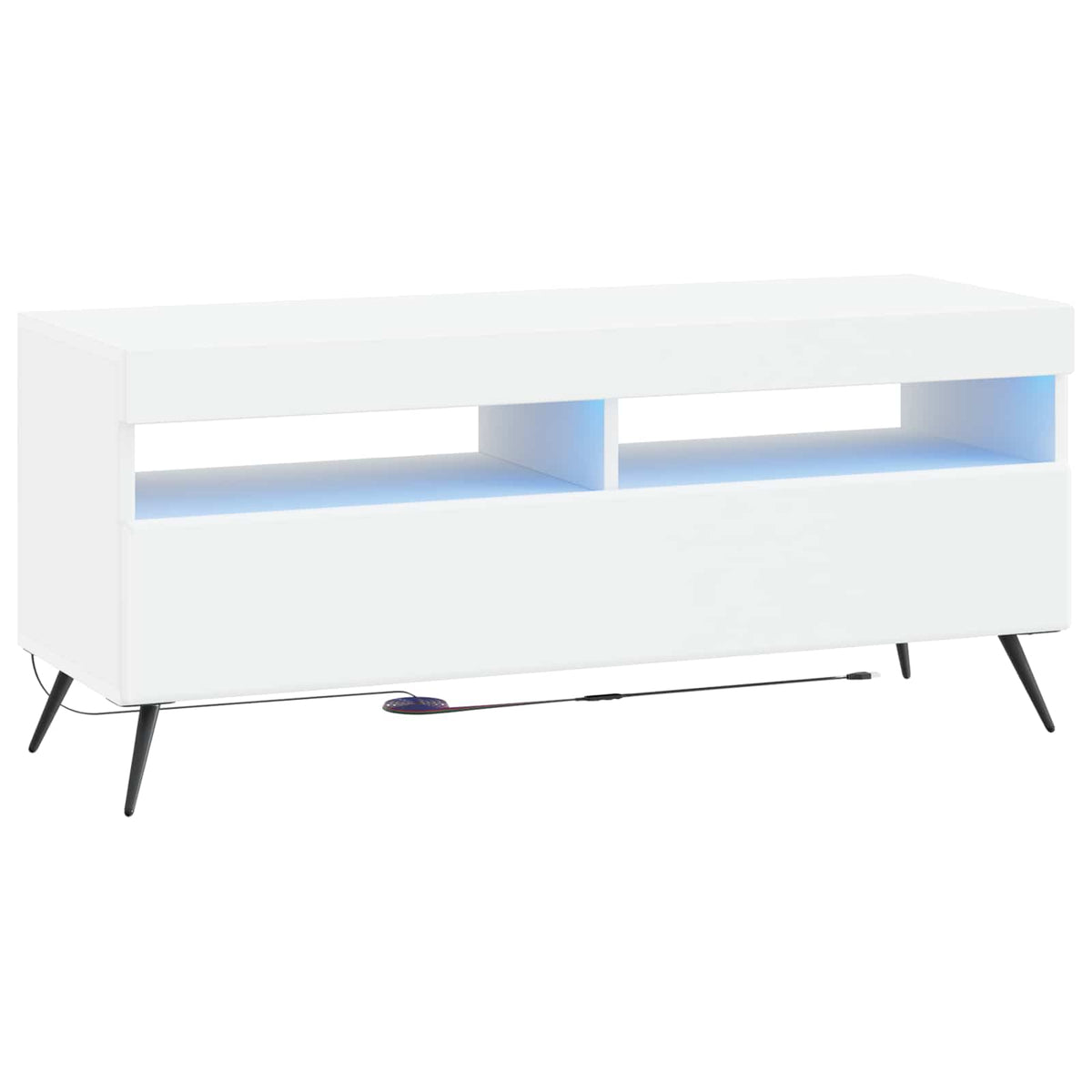 LED TV Cabinet Engineered Wood White
