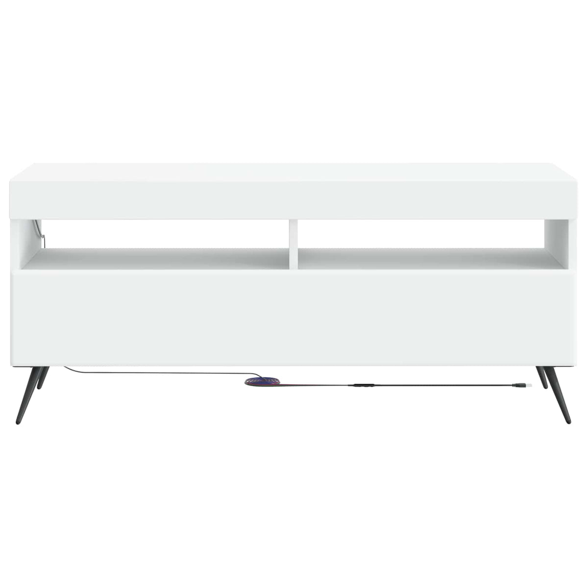 LED TV Cabinet Engineered Wood White