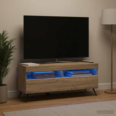 LED TV Cabinet Engineered Wood Sonoma oak