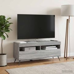 LED TV Cabinet Engineered Wood Grey sonoma