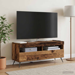 LED TV Cabinet Engineered Wood Old wood