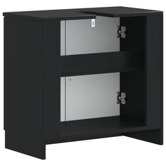 vidaXL Bathroom Sink Cabinet UTRECHT Black 59.5 x 31.5x 59 cm 6