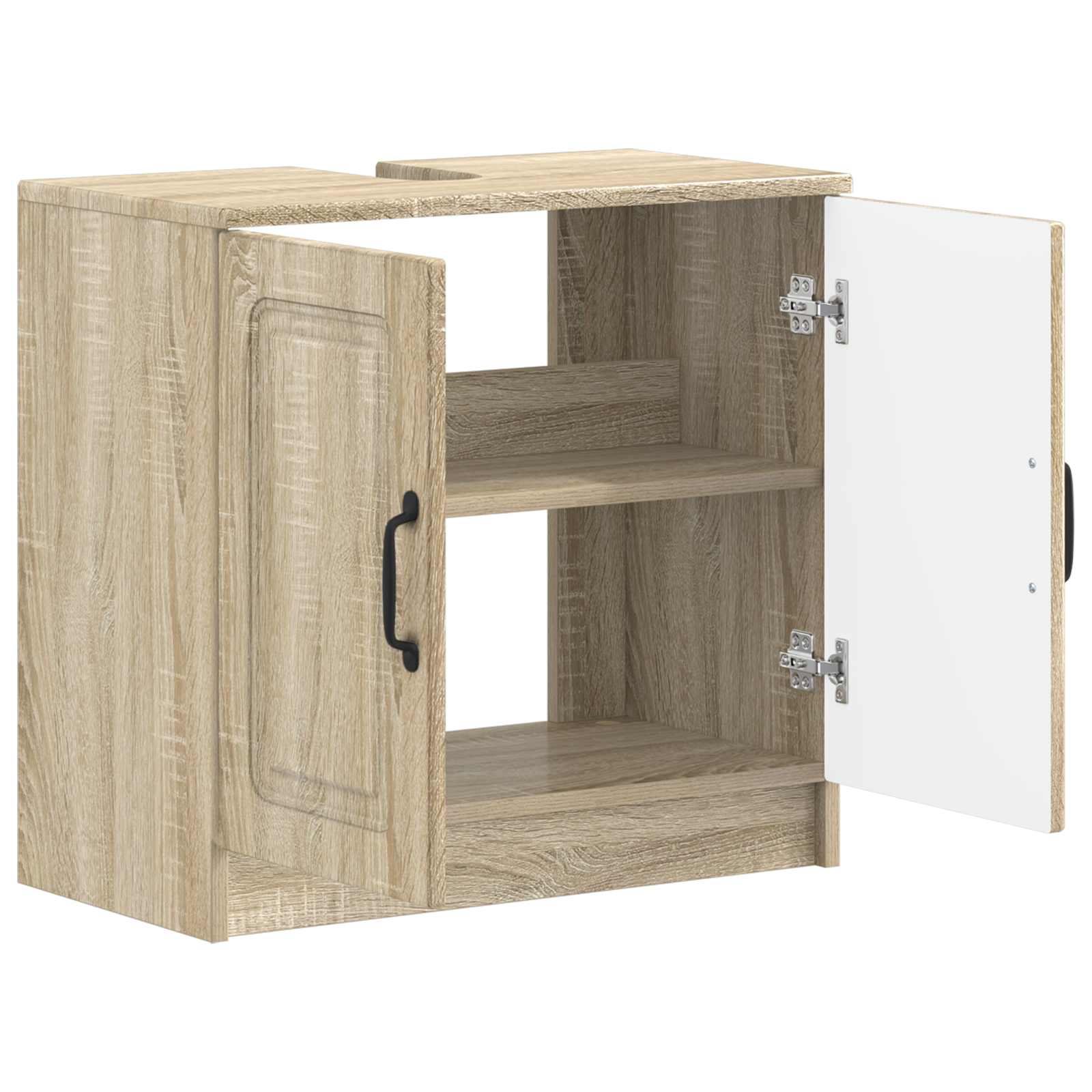 vidaXL Bathroom Sink Cabinet UTRECHT Sonoma Oak 59.5 x 31.5x 59 cm 3