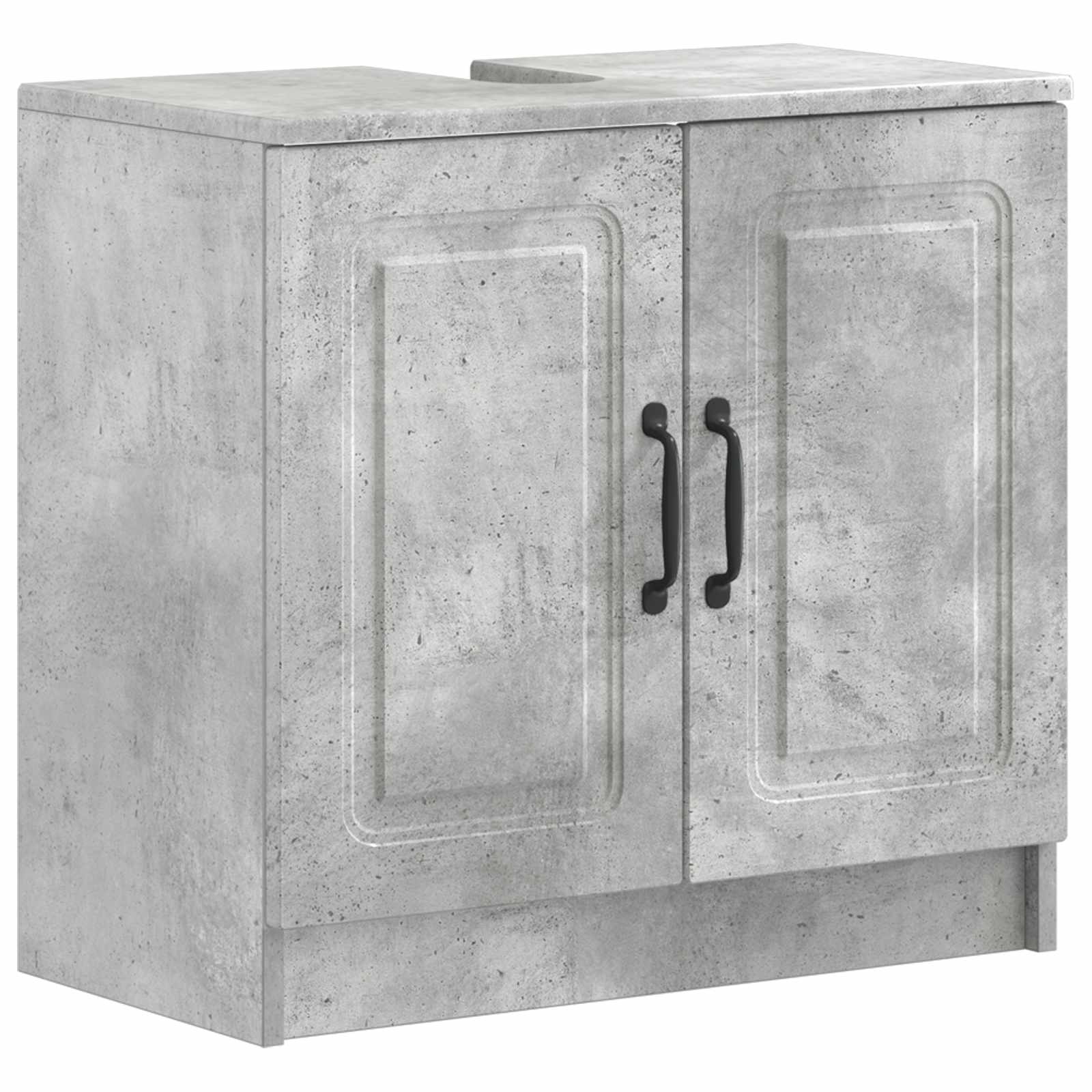 vidaXL Bathroom Sink Cabinet UTRECHT Concrete Grey 59.5 x 31.5x 59 cm 2