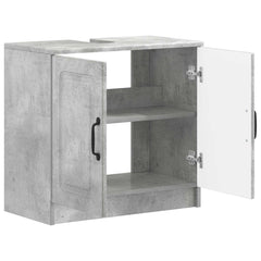 vidaXL Bathroom Sink Cabinet UTRECHT Concrete Grey 59.5 x 31.5x 59 cm 3