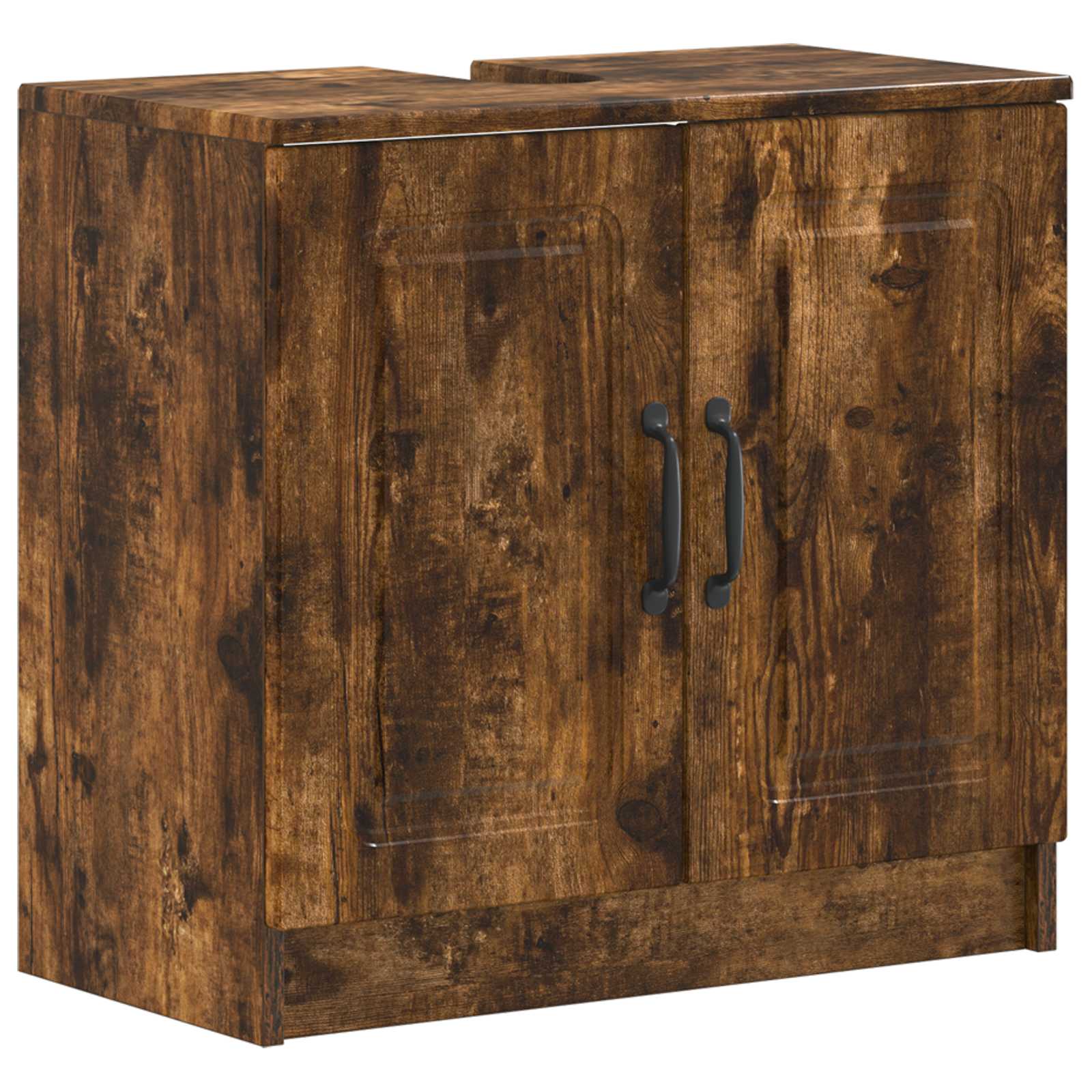 vidaXL Bathroom Sink Cabinet UTRECHT Smoked Oak 59.5 x 31.5x 59 cm 2
