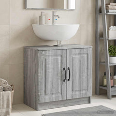 vidaXL Bathroom Sink Cabinet UTRECHT Grey Sonoma 59.5 x 31.5x 59 cm 1