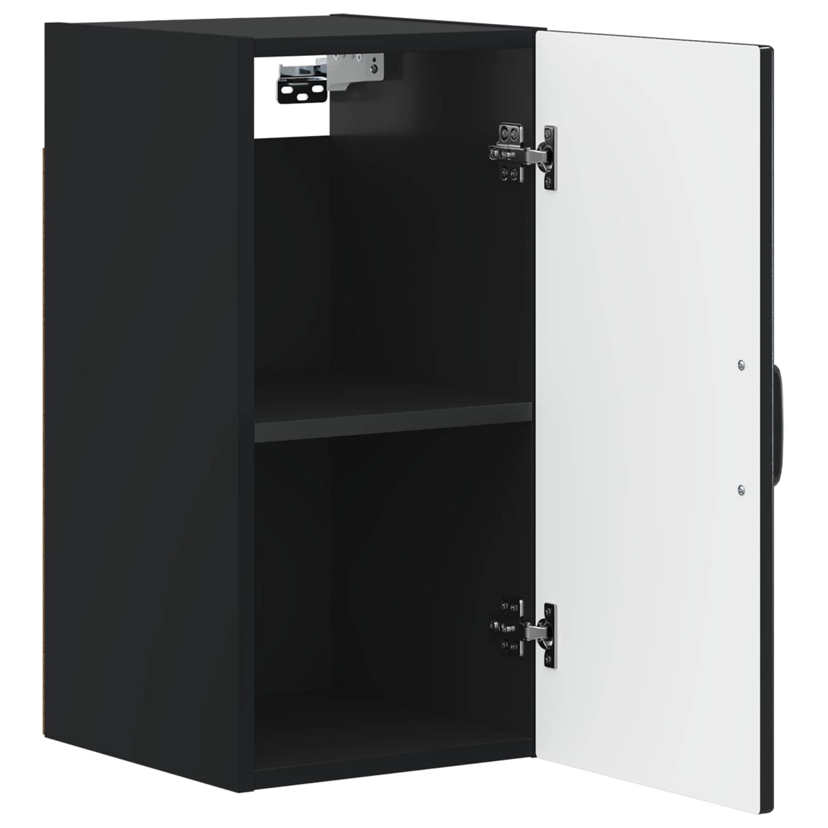 Bathroom Wall Cabinet UTRECHT 30 x 31 x 59 cm Black