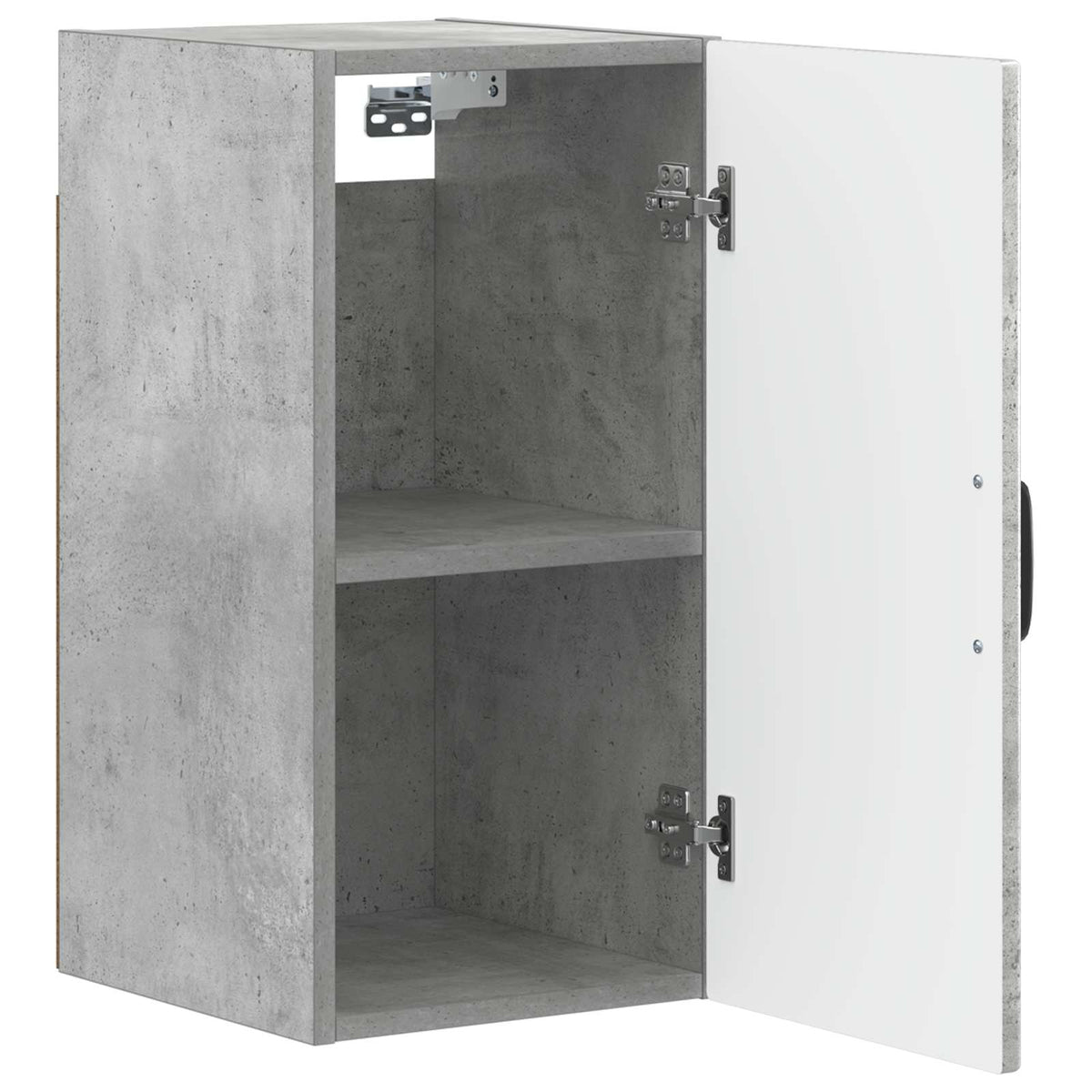 Bathroom Wall Cabinet UTRECHT 30 x 31 x 59 cm Concrete grey