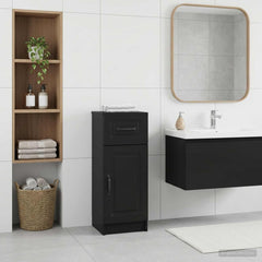 Bathroom Storage Cainet UTRECHT 30 x 31 x 77 cm Black
