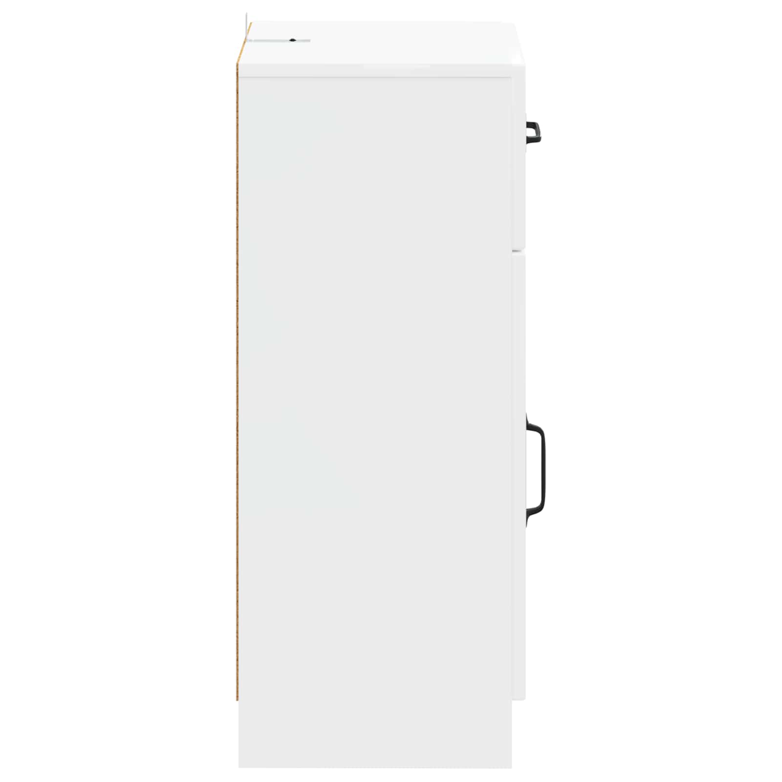 vidaXL Bathroom Storage Cainet UTRECHT High Gloss White 5