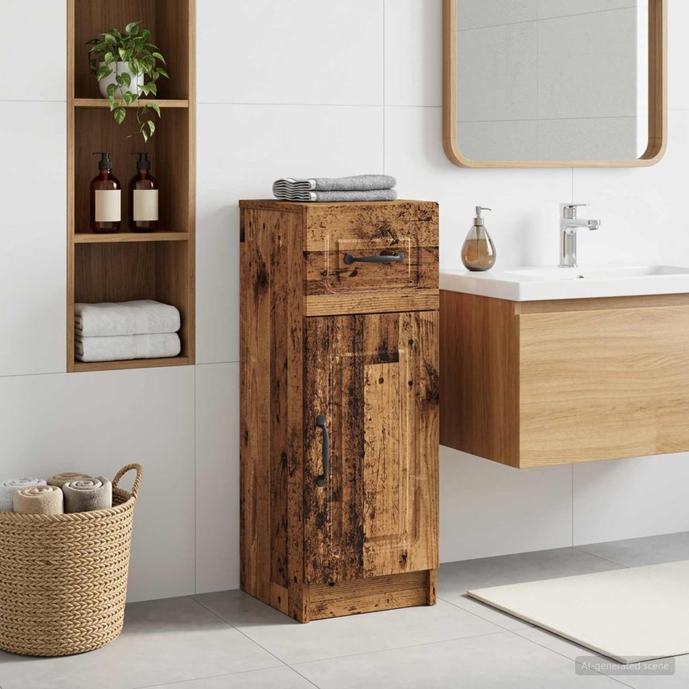 Bathroom Storage Cainet UTRECHT 30 x 31 x 77 cm Old wood