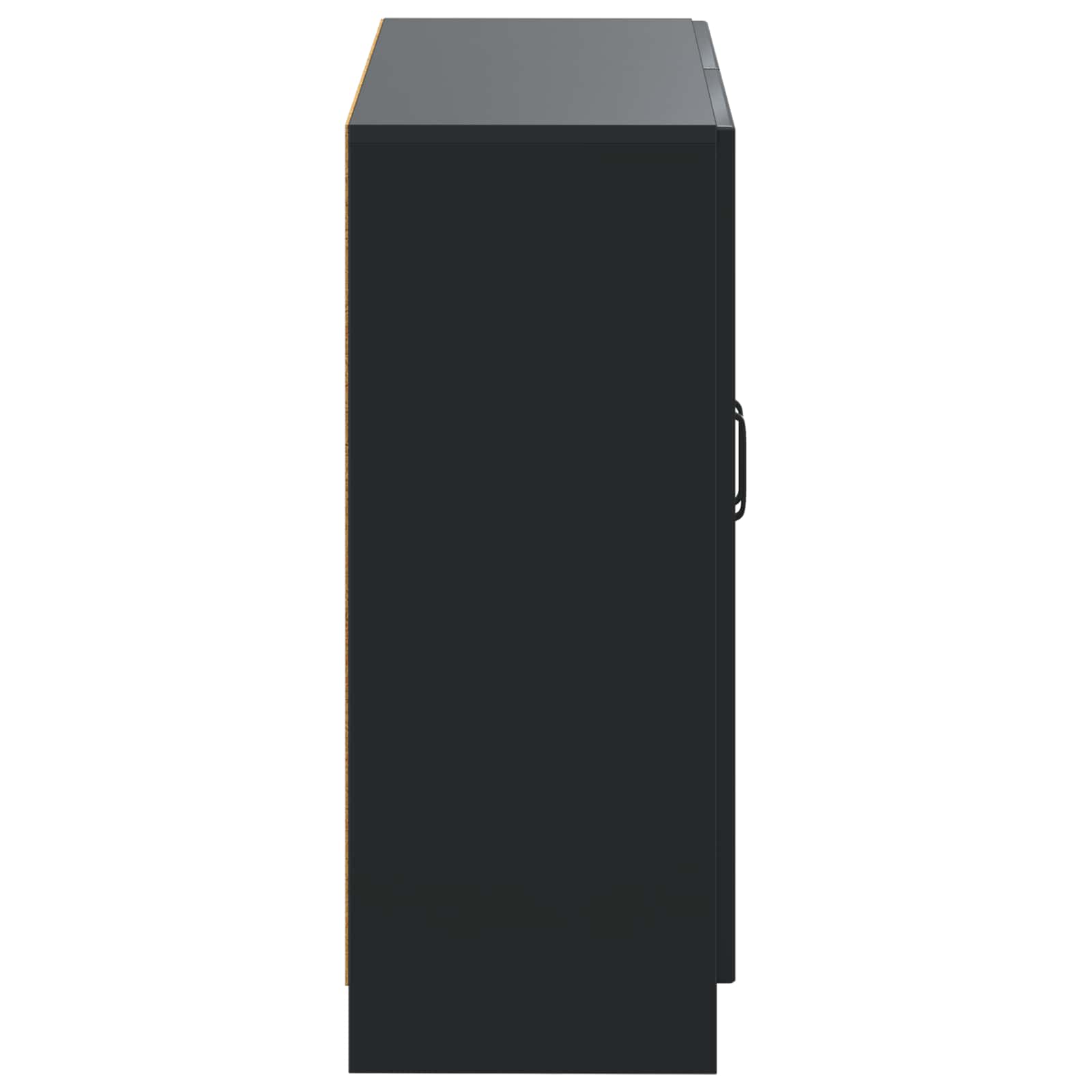 vidaXL Bathroom Storage Cainet UTRECHT Black 59.5 x 31 x 77 cm 5
