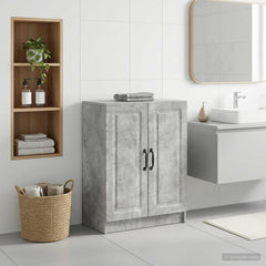 vidaXL Bathroom Storage Cainet UTRECHT Concrete Grey 59.5 x 31 x 77 cm 1