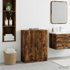 vidaXL Bathroom Storage Cainet UTRECHT Smoked Oak 59.5 x 31 x 77 cm 1