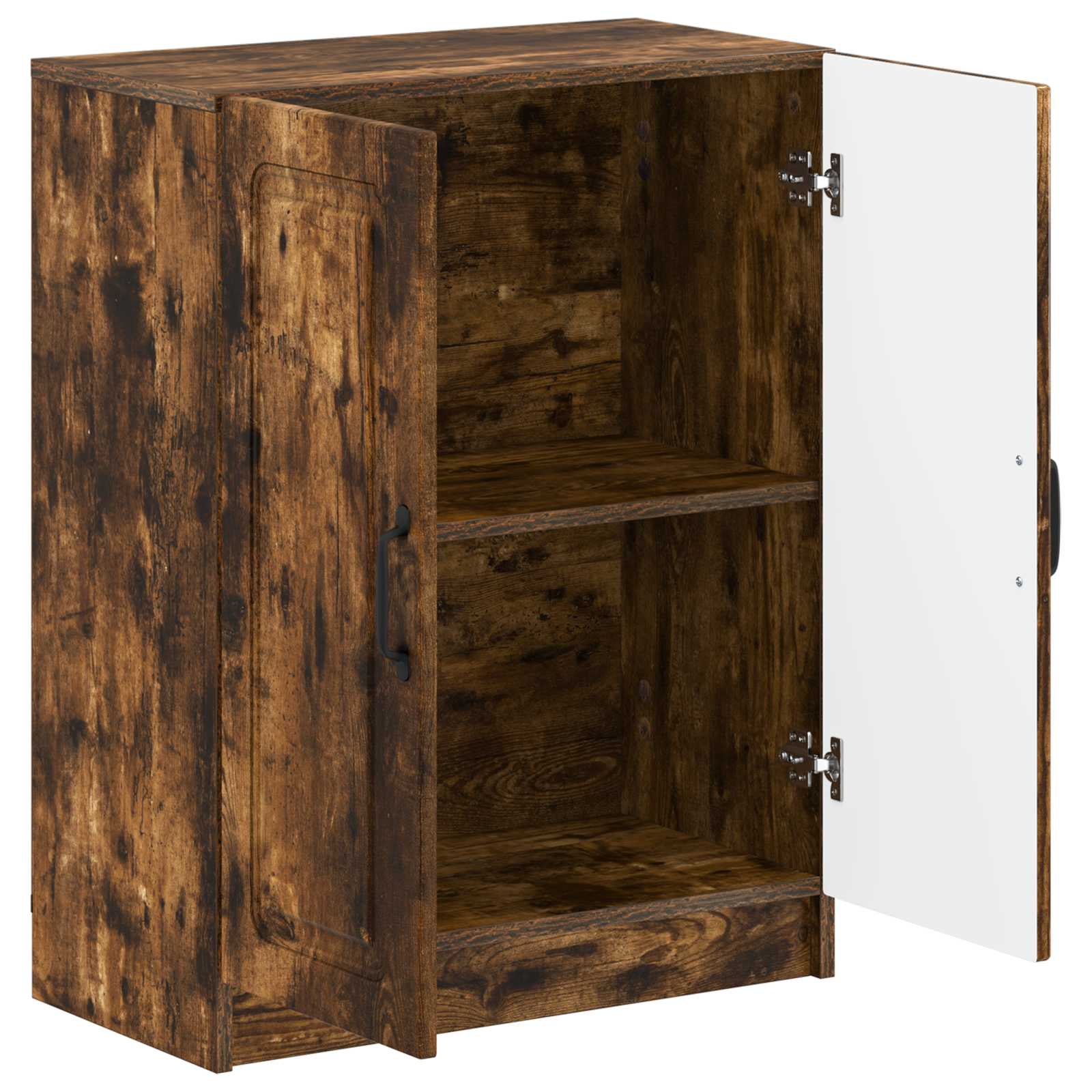 vidaXL Bathroom Storage Cainet UTRECHT Smoked Oak 59.5 x 31 x 77 cm 3