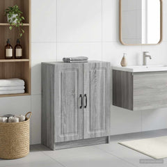 vidaXL Bathroom Storage Cainet UTRECHT Grey Sonoma 59.5 x 31 x 77 cm 1