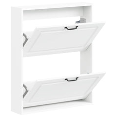 vidaXL Wall-Mounted Shoe Cabinet UTRECHT 71 x 17 x 86 cm White 3