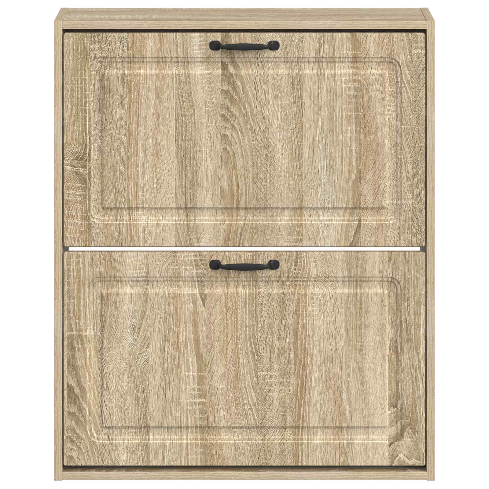 vidaXL Wall-Mounted Shoe Cabinet UTRECHT 71 x 17 x 86 cm Sonoma Oak 4