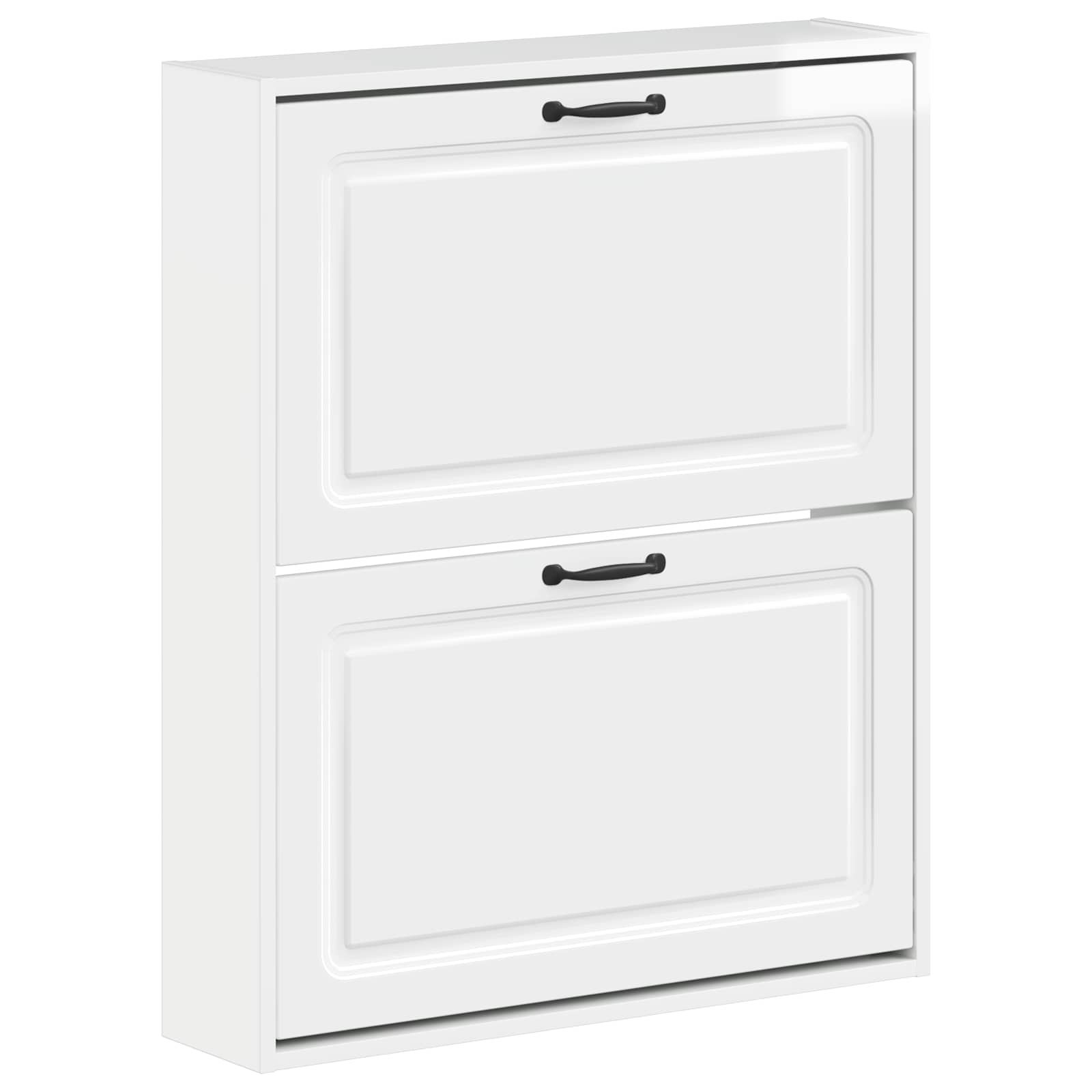 vidaXL Wall-Mounted Shoe Cabinet UTRECHT 71 x 17 x 86 cm 2