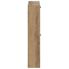 vidaXL Wall-Mounted Shoe Cabinet UTRECHT 71 x 17 x 86 cm Artisan Oak 5