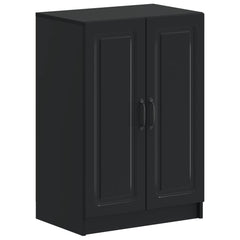 vidaXL Shoe Cabinet UTRECHT 59.5 x 39.5 x 87 cm Engineered Wood Black 2