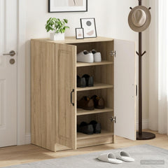 vidaXL Shoe Cabinet UTRECHT 59.5 x 39.5 x 87 cm Engineered Wood 1