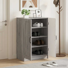 vidaXL Shoe Cabinet UTRECHT 59.5 x 39.5 x 87 cm Engineered Wood 1