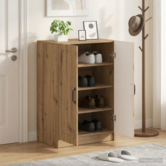 vidaXL Shoe Cabinet UTRECHT 59.5 x 39.5 x 87 cm Engineered Wood 1