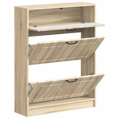 vidaXL Shoe Cabinet UTRECHT 78 x 24 x 100 cm Engineered Wood 3