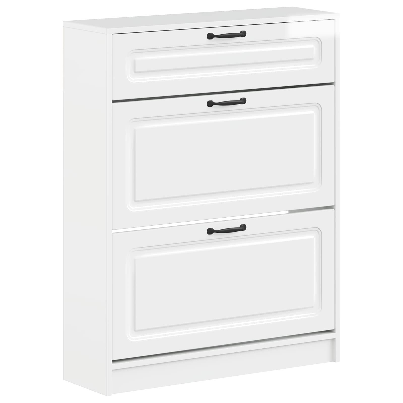 vidaXL Shoe Cabinet UTRECHT 78 x 24 x 100 cm Engineered Wood 2