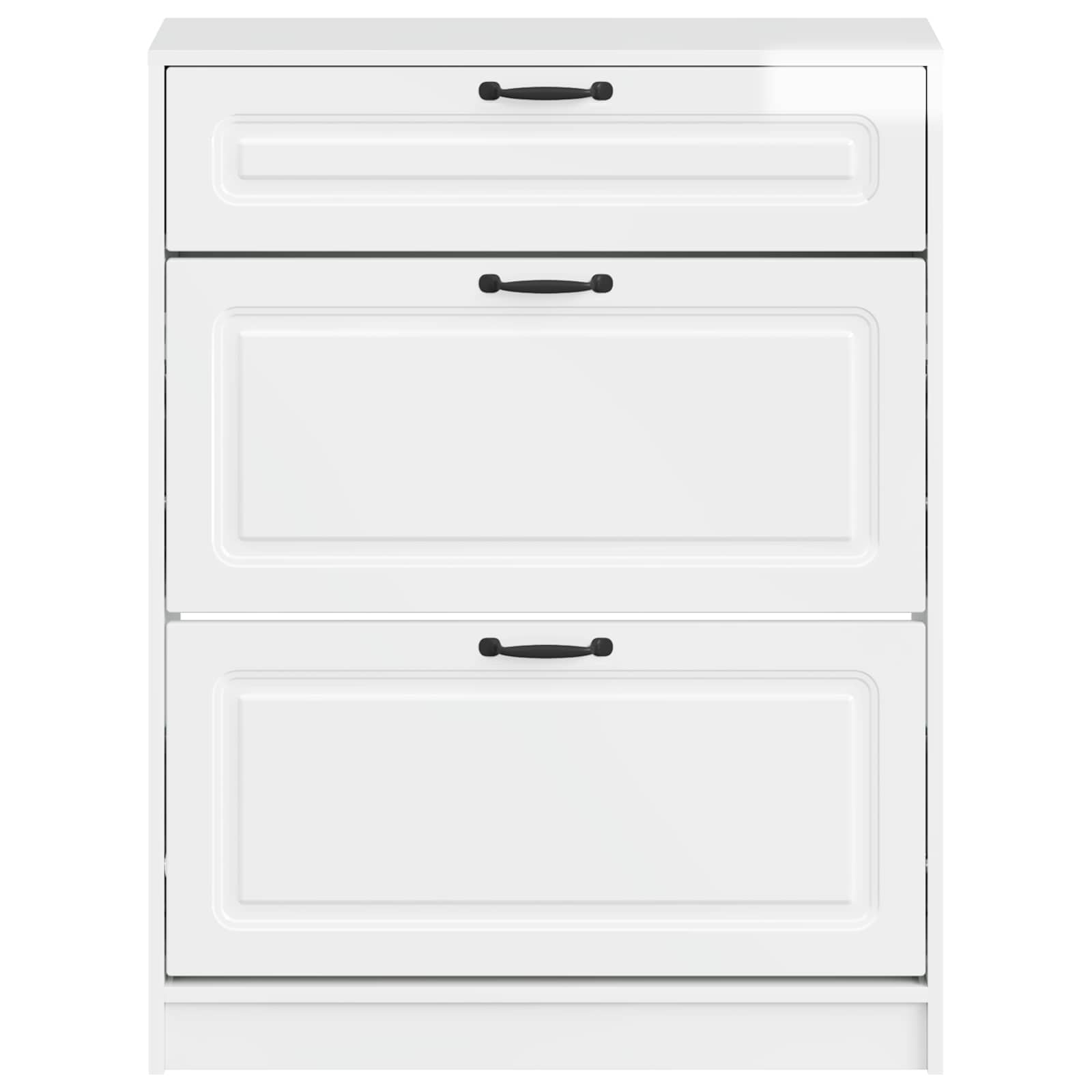 vidaXL Shoe Cabinet UTRECHT 78 x 24 x 100 cm Engineered Wood 4