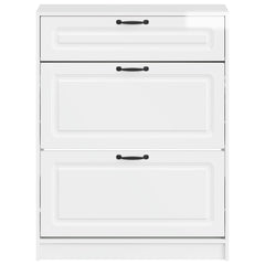 vidaXL Shoe Cabinet UTRECHT 78 x 24 x 100 cm Engineered Wood 4