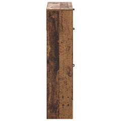 vidaXL Shoe Cabinet UTRECHT 78 x 24 x 100 cm Engineered Wood Old Wood 5