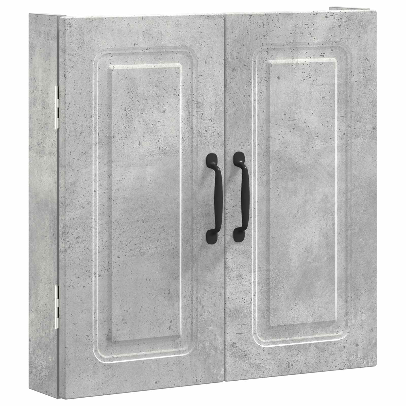 vidaXL Dartboard Cabinet UTRECHT Concrete Grey 52.5 x 10.5 x 53.5 cm 4