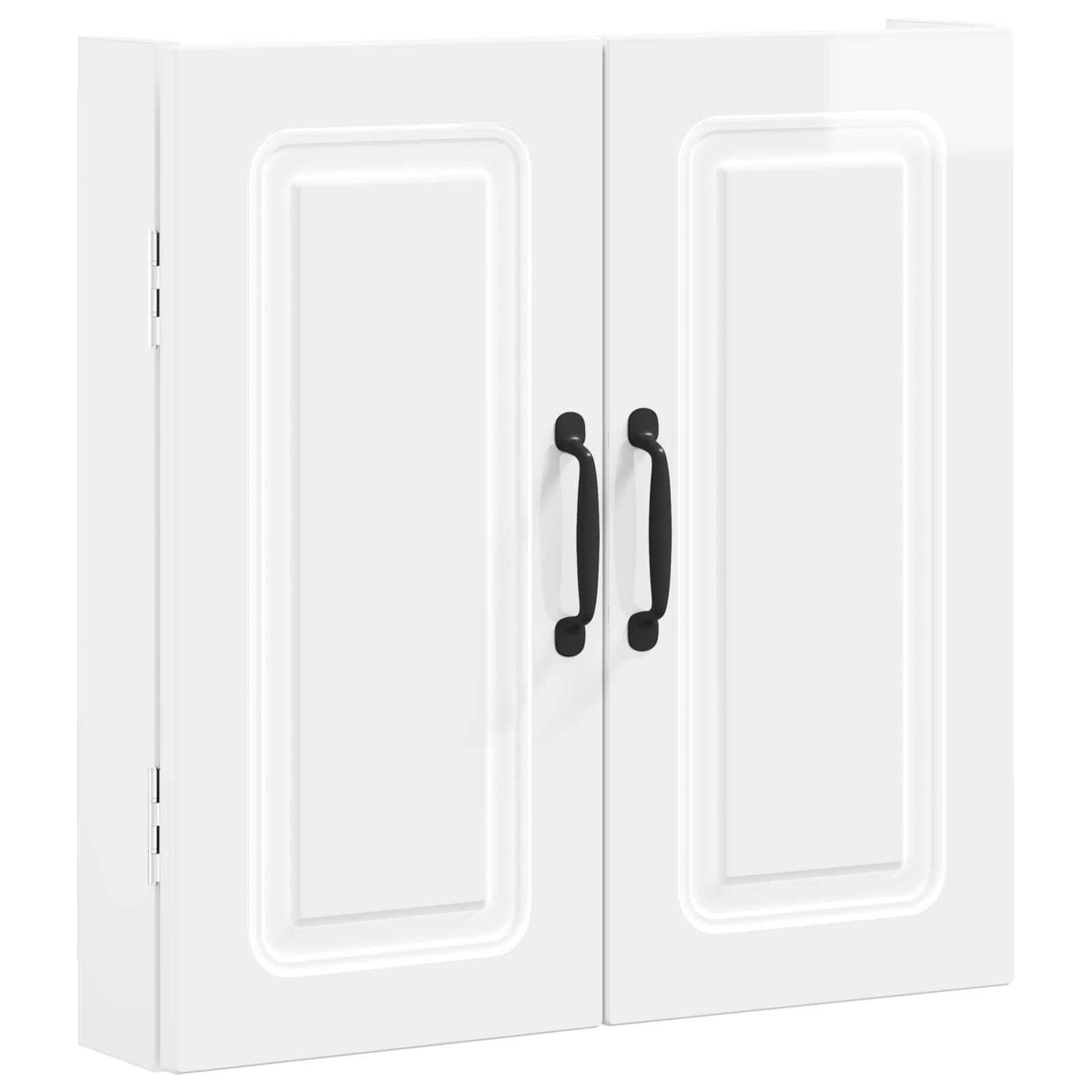 vidaXL Dartboard Cabinet UTRECHT High Gloss White Engineered Wood 4