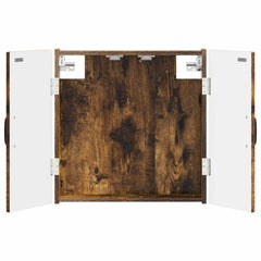 vidaXL Dartboard Cabinet UTRECHT Smoked Oak 52.5 x 10.5 x 53.5 cm 2