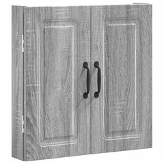vidaXL Dartboard Cabinet UTRECHT Grey Sonoma 52.5 x 10.5 x 53.5 cm 4