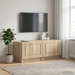 vidaXL TV Cabinet Sonoma Oak Engineered Wood 1