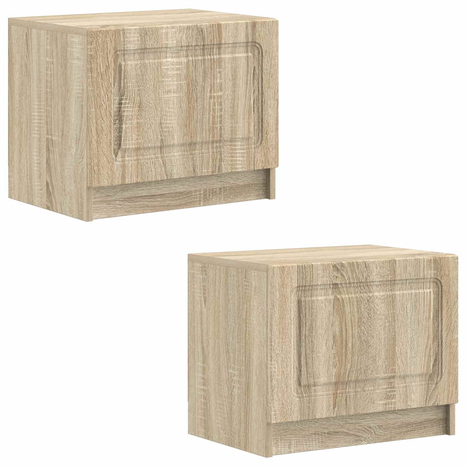 vidaXL TV Cabinet Sonoma Oak Engineered Wood 4
