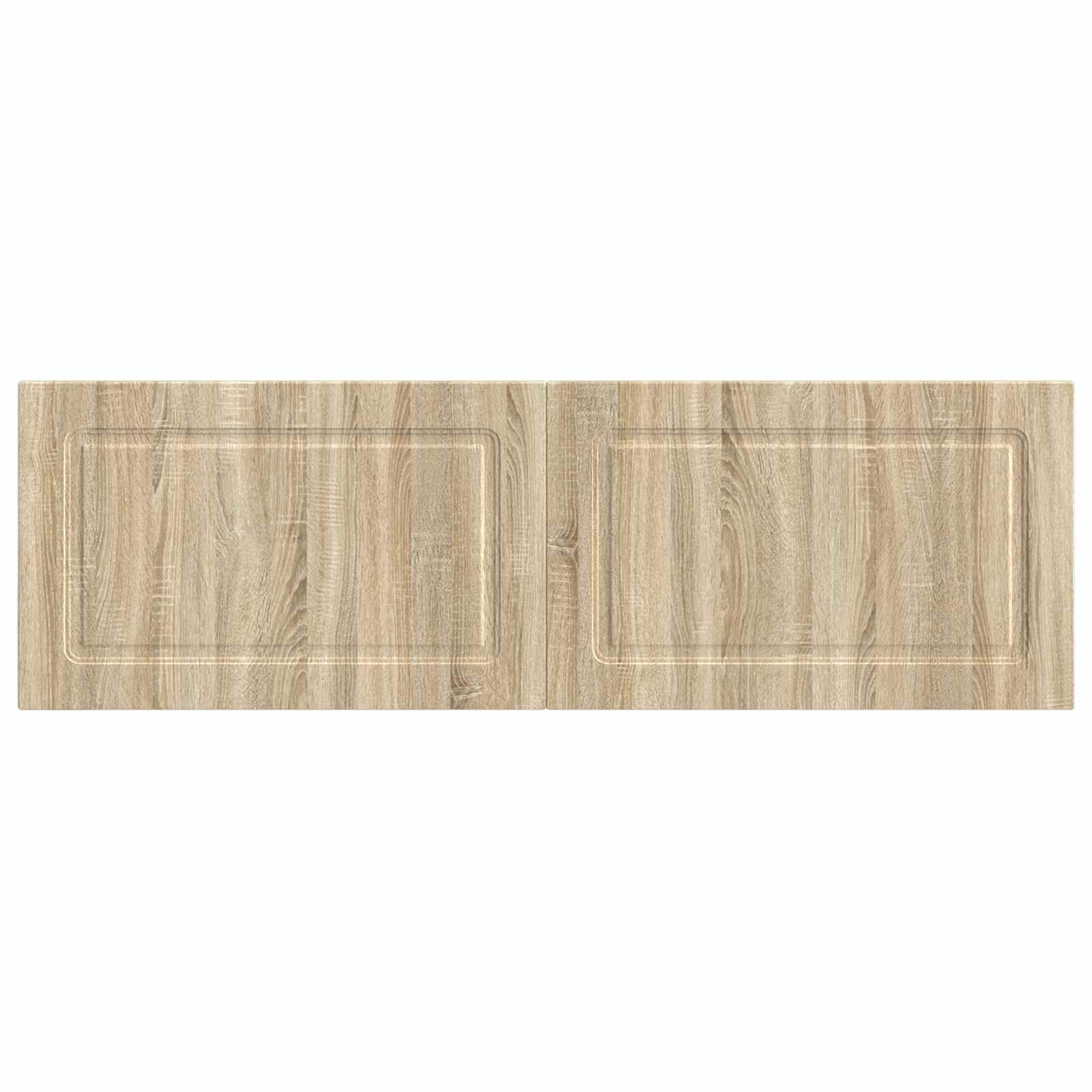 vidaXL Wall-Mounted Headboard UTRECHT Sonoma Oak Engineered Wood 3