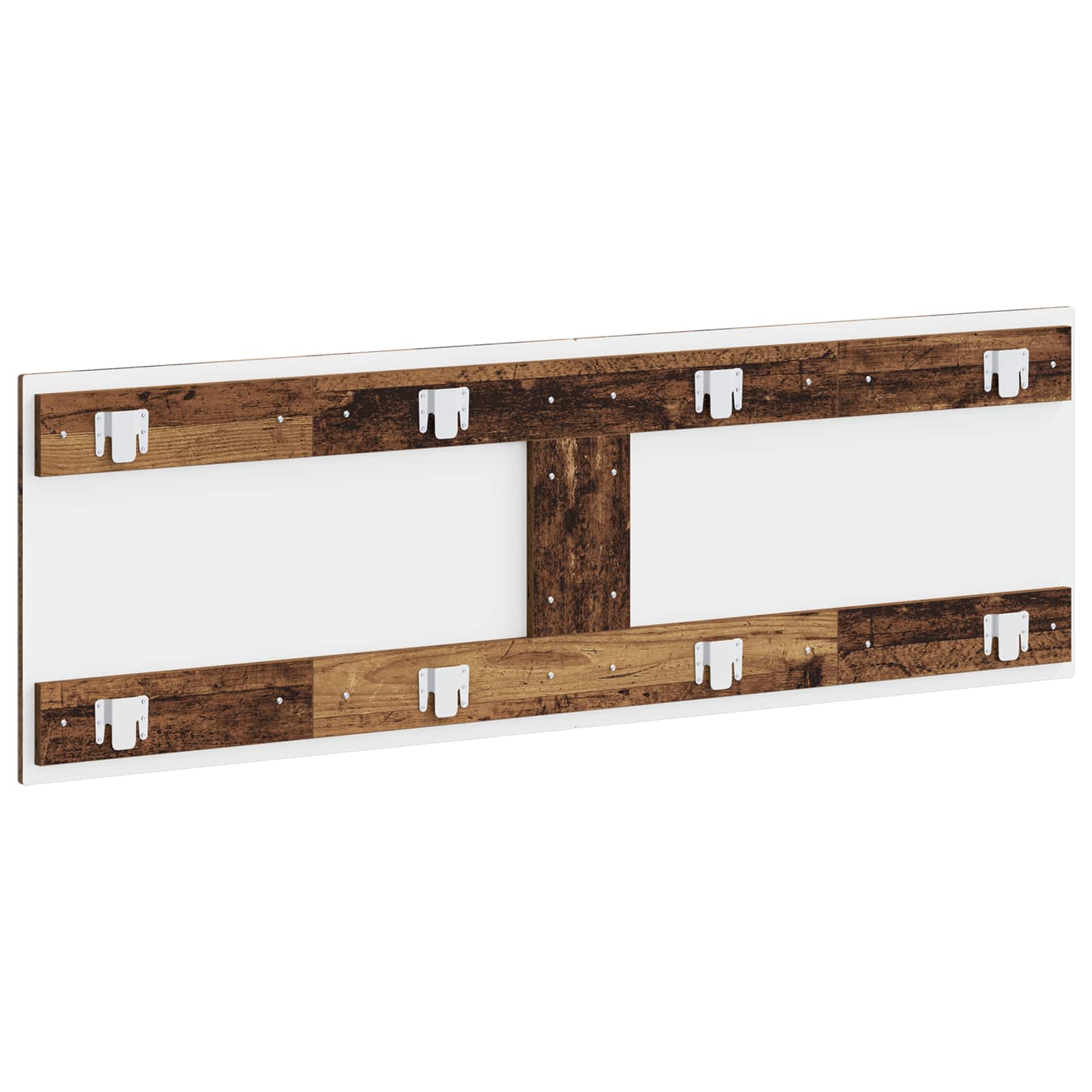 vidaXL Wall-Mounted Headboard UTRECHT Old Wood Engineered Wood 5
