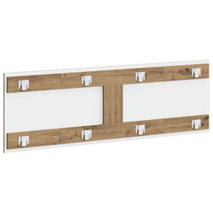 vidaXL Wall-Mounted Headboard UTRECHT Artisan Oak Engineered Wood 5