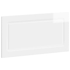 vidaXL Wall-Mounted Headboard UTRECHT High Gloss White Engineered Wood 2