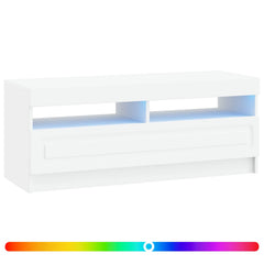 LED TV Cabinet Engineered Wood White