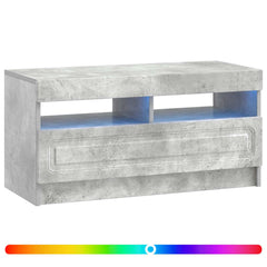 LED TV Cabinet Engineered Wood Concrete grey