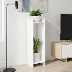vidaXL Plant Stand White 30 x 30 x 100 cm Engineered Wood 4