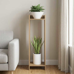 vidaXL Plant Stand Artisan Oak 30 x 30 x 100 cm Engineered Wood 1
